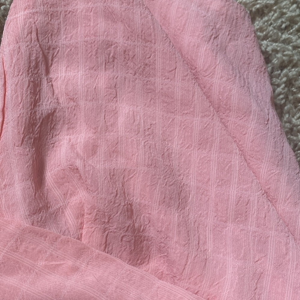 Francesca’s Pale Pink Ruffle Mini Dress - Picture 3 of 4